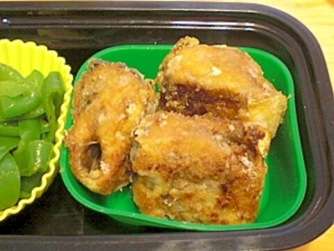 うちのお弁当☆サンマ缶詰で竜田揚げ